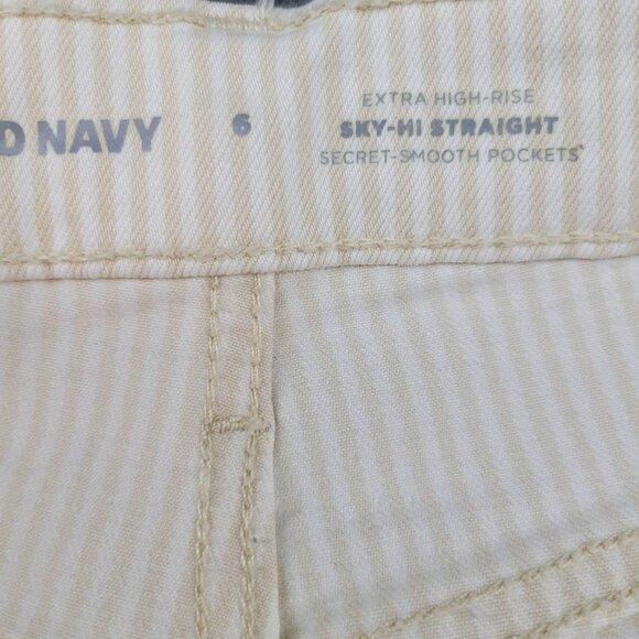 Old Navy Jeans Women's 6 Extra High Rise Sky Hi Straight Secret Smooth Pockets - Picture 13 of 16